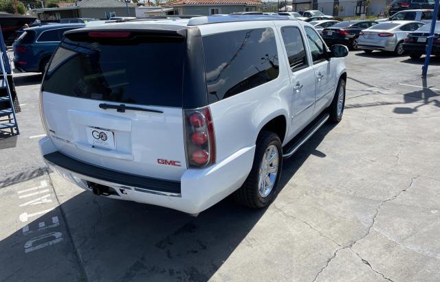 1GKFK06249J105746 - 2009 GMC YUKON XL DENALI WHITE photo 4