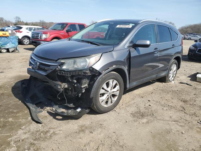 2HKRM4H74DH606429 - 2013 HONDA CR-V EXL GRAY photo 1