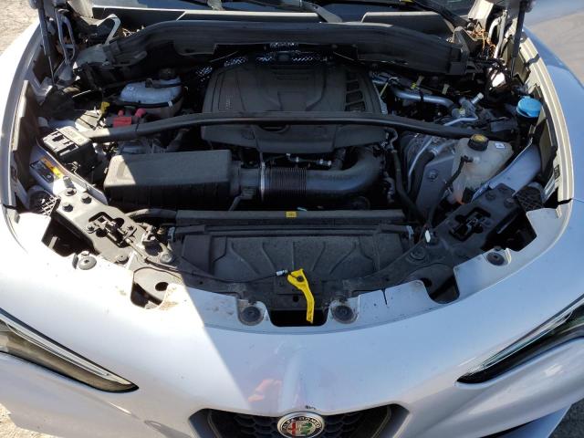 ZASPAKBN0L7C94339 - 2020 ALFA ROMEO STELVIO TI WHITE photo 12