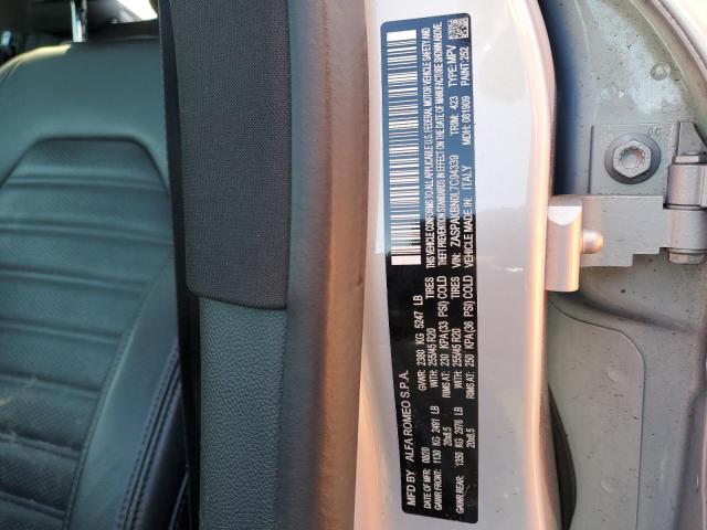 ZASPAKBN0L7C94339 - 2020 ALFA ROMEO STELVIO TI WHITE photo 13