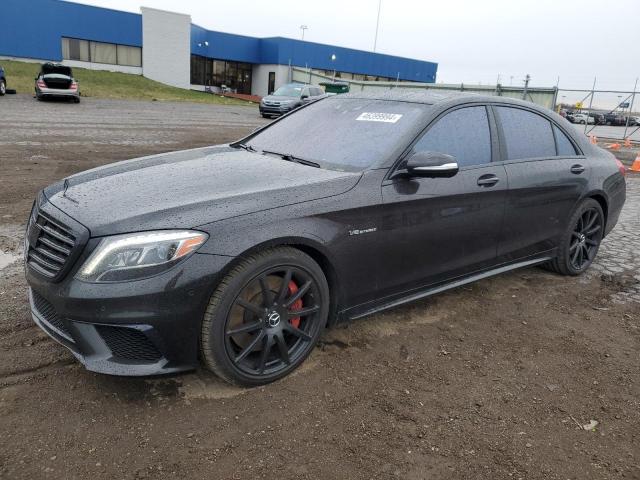 WDDUG7JB3FA129350 - 2015 MERCEDES-BENZ S 63 AMG BLACK photo 1