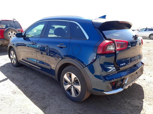 KNDCB3LC5H5101967 - 2017 KIA NIRO FE BLUE photo 2