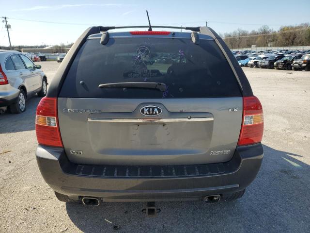 KNDJF723177317001 - 2007 KIA SPORTAGE EX GRAY photo 6