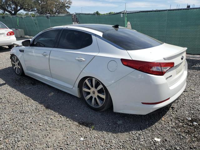 5XXGR4A60DG181247 - 2013 KIA OPTIMA SX WHITE photo 2