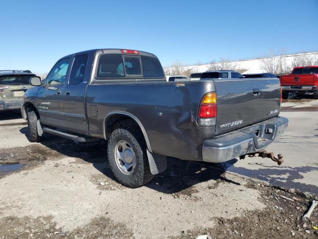 5TBBT44163S417305 - 2003 TOYOTA TUNDRA ACCESS CAB SR5 GRAY photo 2