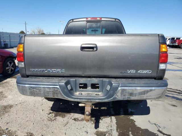 5TBBT44163S417305 - 2003 TOYOTA TUNDRA ACCESS CAB SR5 GRAY photo 6