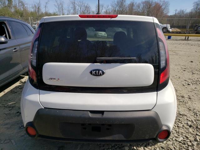 KNDJP3A59E7006101 - 2014 KIA SOUL + WHITE photo 6