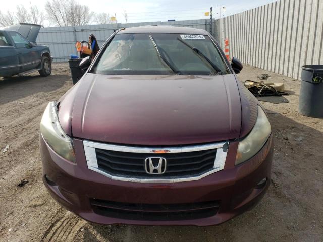 1HGCP36849A020218 - 2009 HONDA ACCORD EXL BURGUNDY photo 5