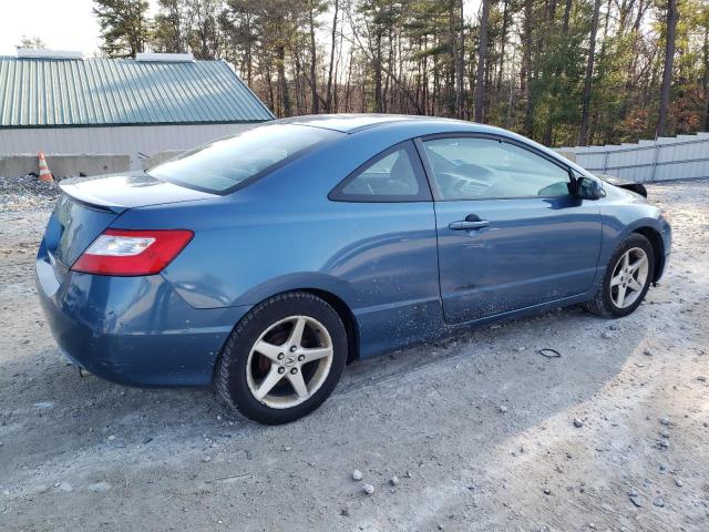 2HGFG12647H568143 - 2007 HONDA CIVIC LX BLUE photo 3