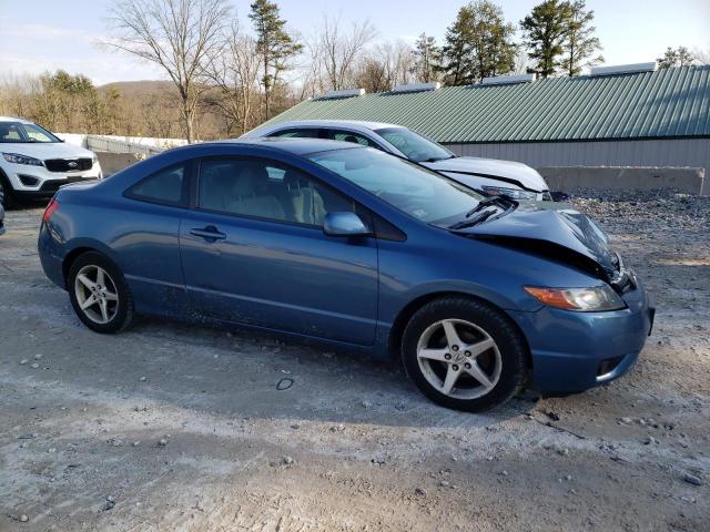 2HGFG12647H568143 - 2007 HONDA CIVIC LX BLUE photo 4