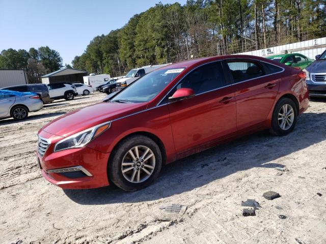 5NPE24AF8FH159483 - 2015 HYUNDAI SONATA SE RED photo 1