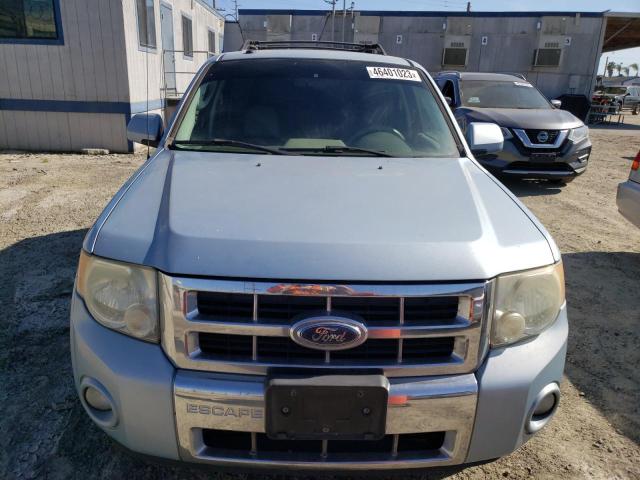 1FMCU49319KA29851 - 2009 FORD ESCAPE HYBRID BLUE photo 5