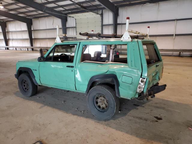 1J4FJ27S8RL222799 - 1994 JEEP CHEROKEE SE GREEN photo 2