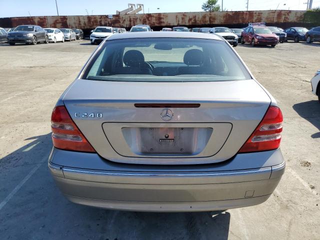 WDBRF61JX3F423278 - 2003 MERCEDES-BENZ C 240 GRAY photo 6