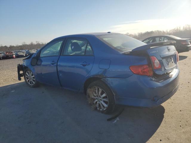 2T1BU4EE5AC234862 - 2010 TOYOTA COROLLA BASE BLUE photo 2