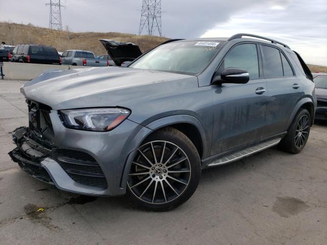 4JGFB5KBXMA573886 - 2021 MERCEDES-BENZ GLE 450 4MATIC GRAY photo 1