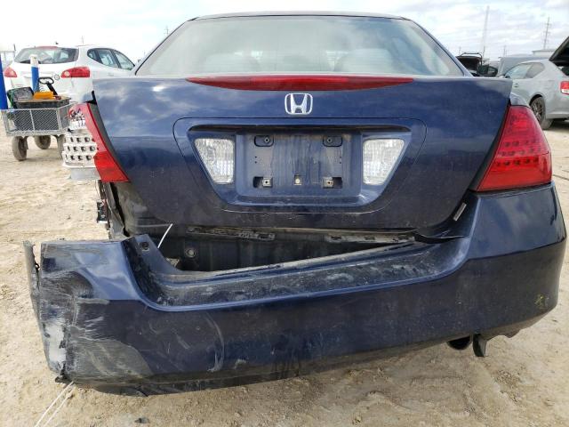 JHMCM563X7C008842 - 2007 HONDA ACCORD SE BLUE photo 6