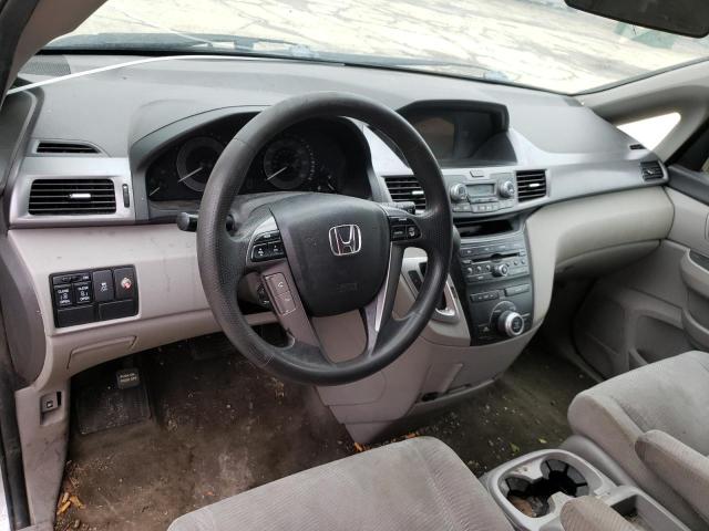 5FNRL5H40DB051377 - 2013 HONDA ODYSSEY EX SILVER photo 8