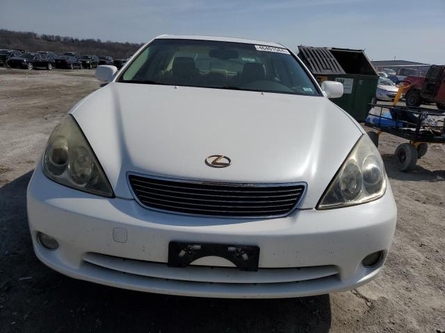 JTHBA30G955074420 - 2005 LEXUS ES 330 WHITE photo 5