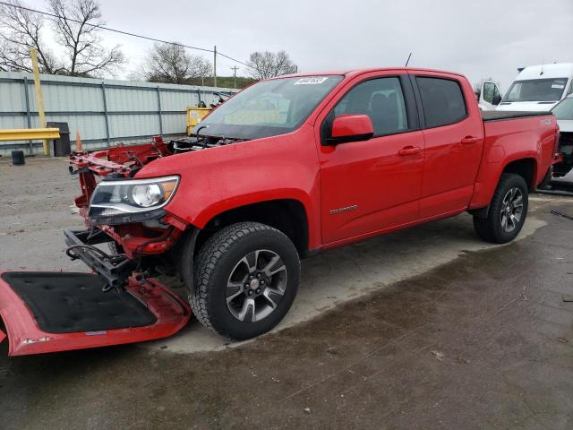 1GCGTDEN0H1197386 - 2017 CHEVROLET COLORADO Z71 RED photo 1