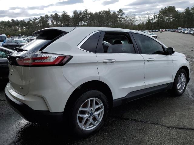 2FMPK4J95NBA17620 - 2022 FORD EDGE SEL WHITE photo 3