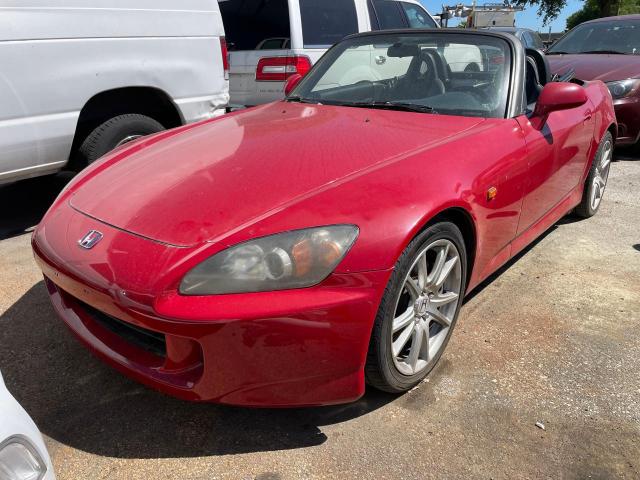 JHMAP214X4T002418 - 2004 HONDA S2000 RED photo 2