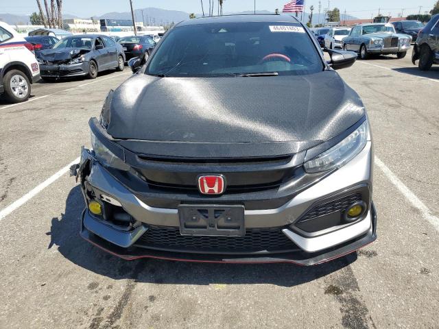 SHHFK7H91JU408556 - 2018 HONDA CIVIC SPORT TOURING GRAY photo 5