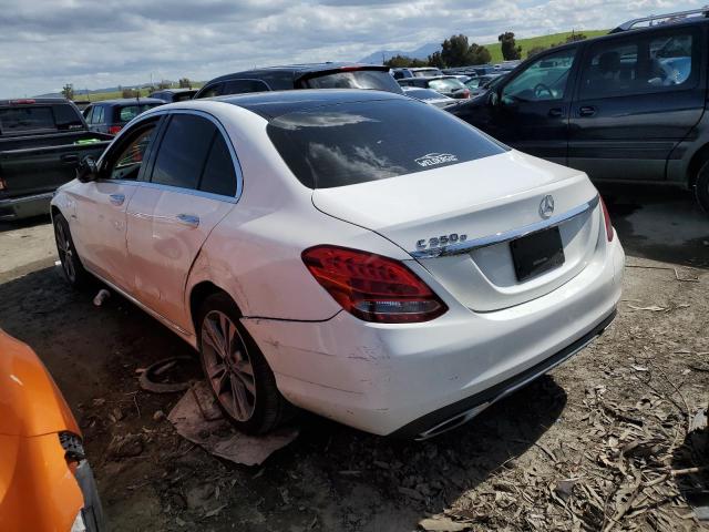 55SWF4HB9HU232307 - 2017 MERCEDES-BENZ C 350E WHITE photo 2