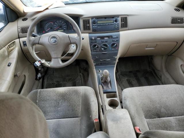 2T1BR32E53C763165 - 2003 TOYOTA COROLLA CE BLUE photo 8