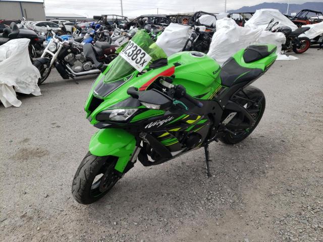 JKBZXVE1XKA000303 - 2019 KAWASAKI ZX1002 GREEN photo 2