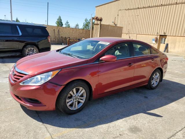 5NPEB4AC3CH455786 - 2012 HYUNDAI SONATA GLS RED photo 1