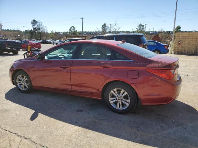 5NPEB4AC3CH455786 - 2012 HYUNDAI SONATA GLS RED photo 2