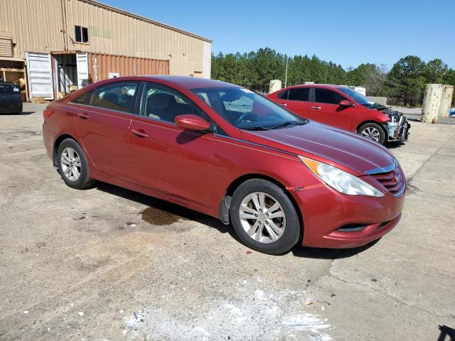 5NPEB4AC3CH455786 - 2012 HYUNDAI SONATA GLS RED photo 4