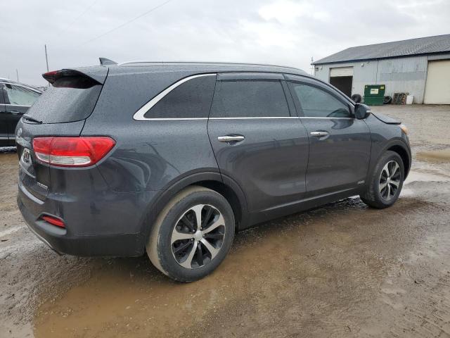 5XYPHDA17JG376129 - 2018 KIA SORENTO EX GRAY photo 3