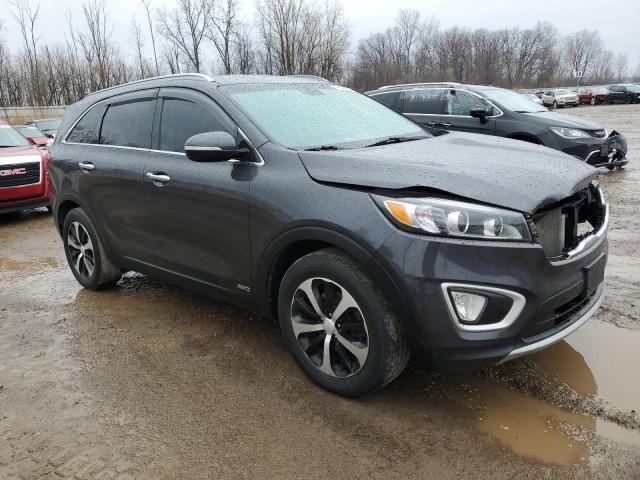 5XYPHDA17JG376129 - 2018 KIA SORENTO EX GRAY photo 4