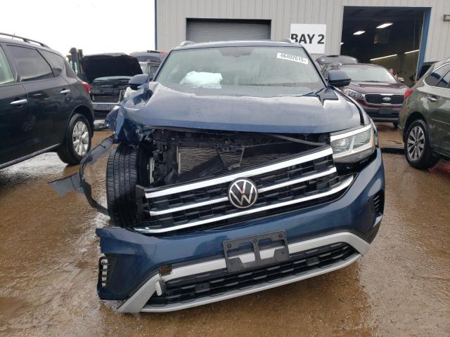 1V21E2CA3LC210406 - 2020 VOLKSWAGEN ATLAS CROS SE BLUE photo 5