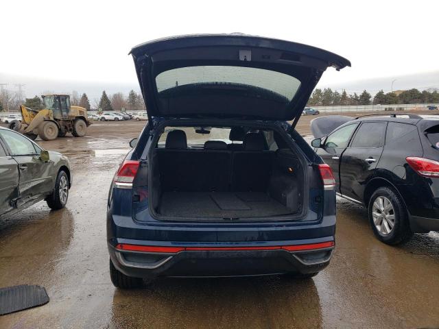1V21E2CA3LC210406 - 2020 VOLKSWAGEN ATLAS CROS SE BLUE photo 6