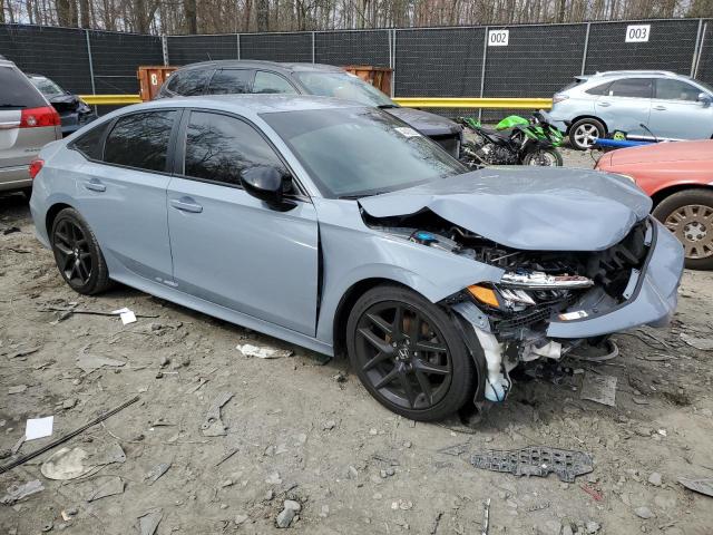 2HGFE2F56NH540807 - 2022 HONDA CIVIC SPORT 灰色 照片 4