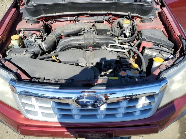 JF2SHADCXDH419719 - 2013 SUBARU FORESTER 2.5X PREMIUM RED photo 12