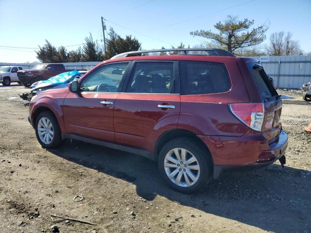 JF2SHADCXDH419719 - 2013 SUBARU FORESTER 2.5X PREMIUM RED photo 2