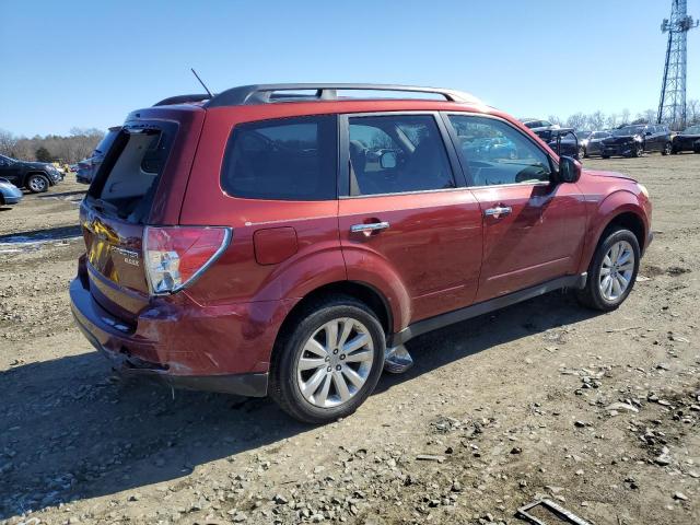 JF2SHADCXDH419719 - 2013 SUBARU FORESTER 2.5X PREMIUM RED photo 3