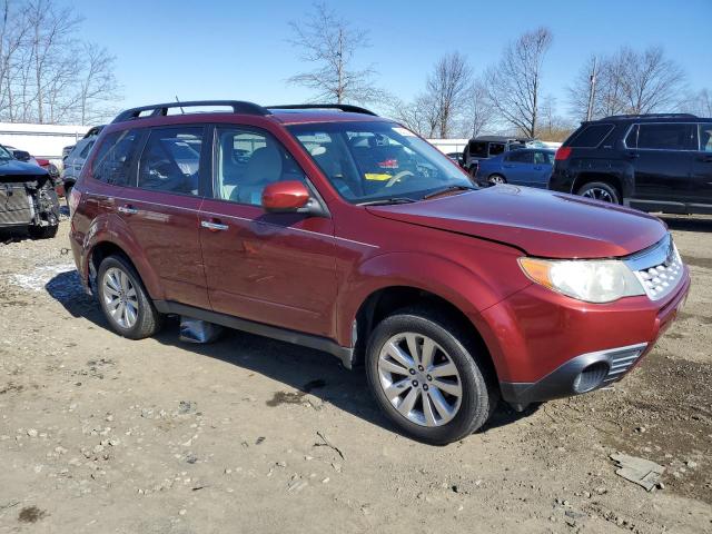 JF2SHADCXDH419719 - 2013 SUBARU FORESTER 2.5X PREMIUM RED photo 4