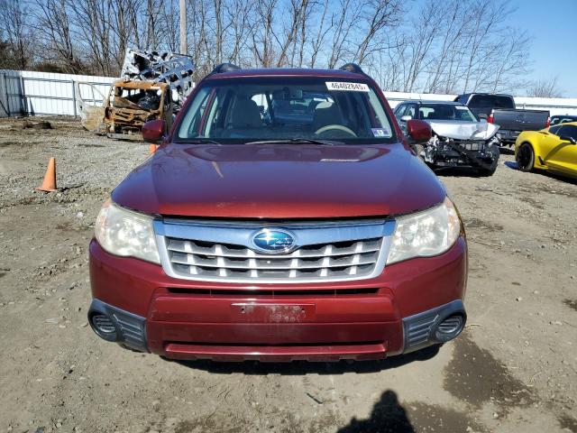 JF2SHADCXDH419719 - 2013 SUBARU FORESTER 2.5X PREMIUM RED photo 5