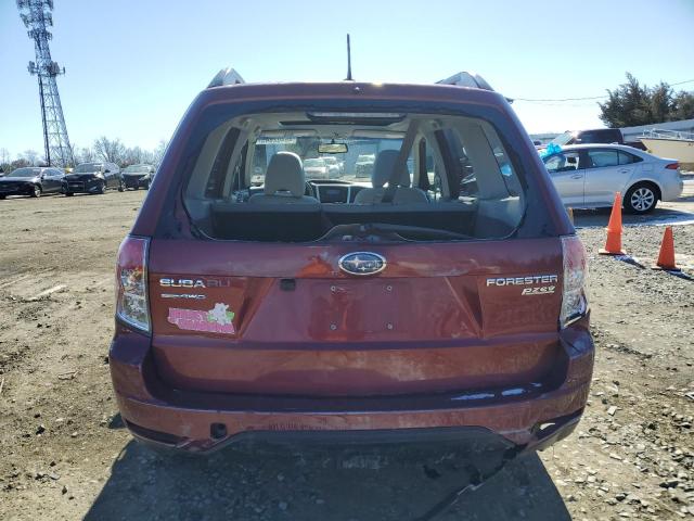 JF2SHADCXDH419719 - 2013 SUBARU FORESTER 2.5X PREMIUM RED photo 6