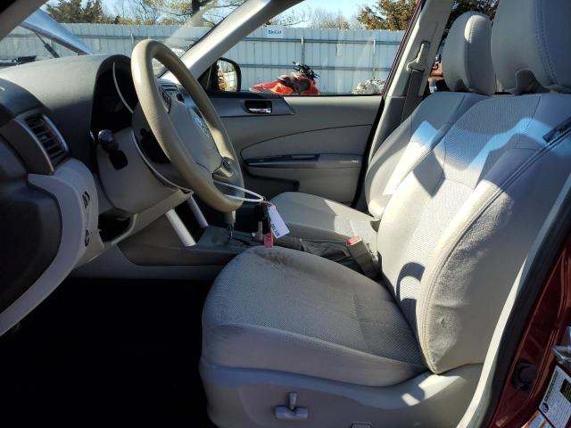 JF2SHADCXDH419719 - 2013 SUBARU FORESTER 2.5X PREMIUM RED photo 7
