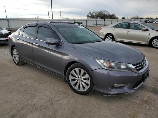 1HGCR2F76DA137366 - 2013 HONDA ACCORD EX GRAY photo 4