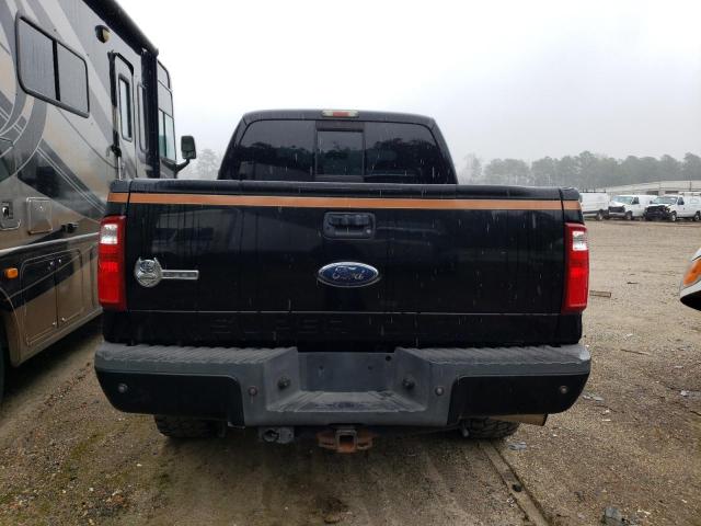 1FTWW31R18ED25911 - 2008 FORD F350 SRW SUPER DUTY BLACK photo 6