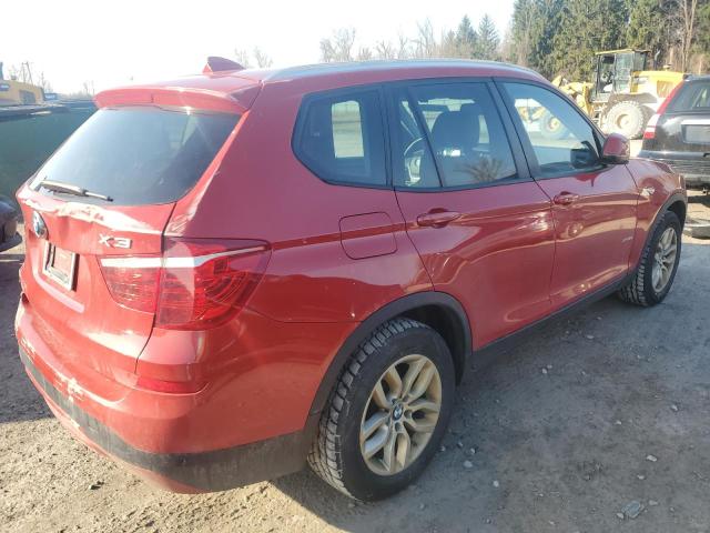 5UXWX9C51G0D67180 - 2016 BMW X3 XDRIVE28I RED photo 3