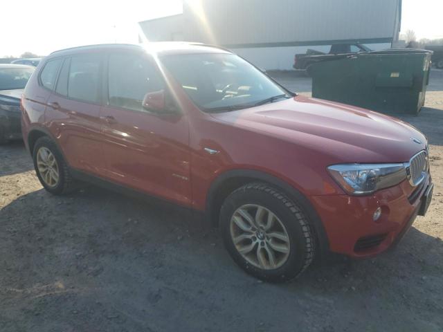 5UXWX9C51G0D67180 - 2016 BMW X3 XDRIVE28I RED photo 4