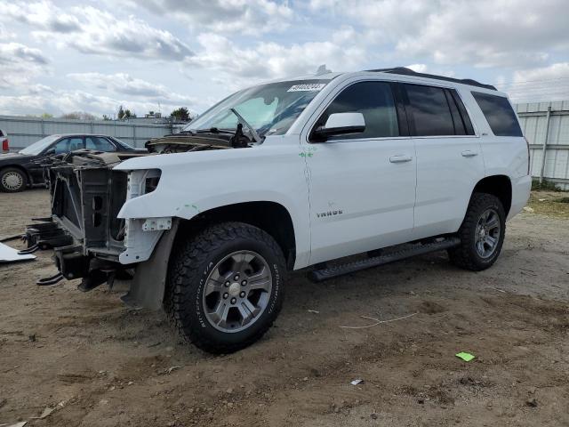 1GNSKBKC7JR335122 - 2018 CHEVROLET TAHOE K1500 LT WHITE photo 1